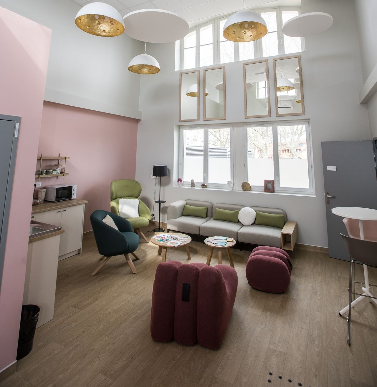 Salle d'attente de la Maison des femmes de Toulouse